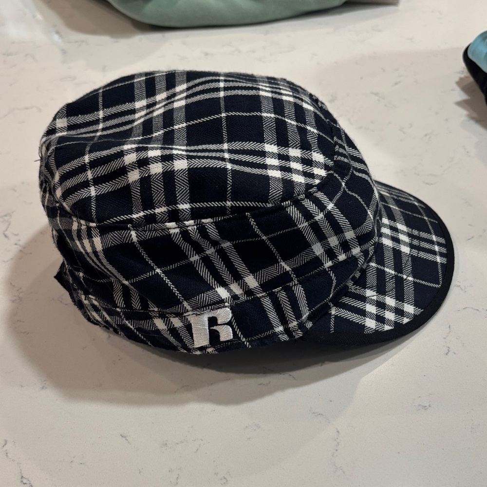 Clemson Plaid Newsboy Cap